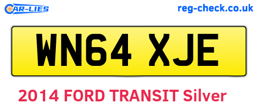WN64XJE are the vehicle registration plates.