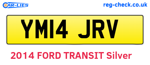 YM14JRV are the vehicle registration plates.
