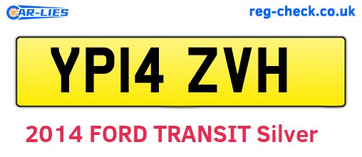 YP14ZVH are the vehicle registration plates.