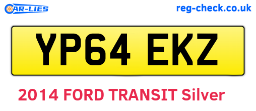 YP64EKZ are the vehicle registration plates.