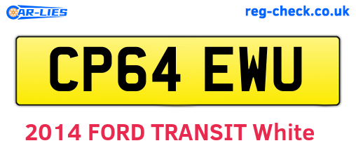 CP64EWU are the vehicle registration plates.