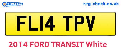 FL14TPV are the vehicle registration plates.