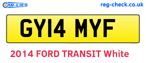 GY14MYF are the vehicle registration plates.