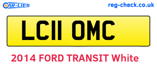 LC11OMC are the vehicle registration plates.