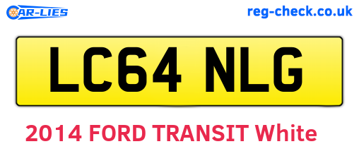 LC64NLG are the vehicle registration plates.