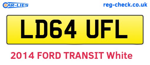 LD64UFL are the vehicle registration plates.
