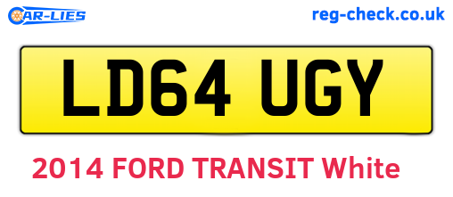 LD64UGY are the vehicle registration plates.