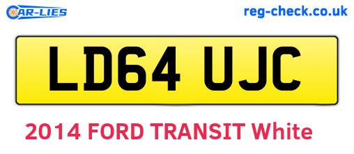 LD64UJC are the vehicle registration plates.