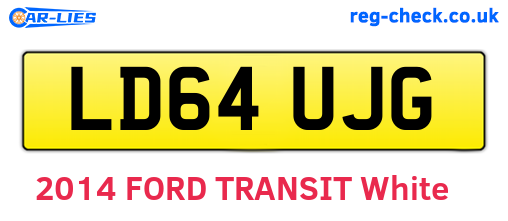 LD64UJG are the vehicle registration plates.