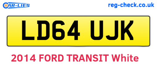LD64UJK are the vehicle registration plates.
