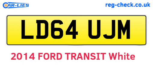LD64UJM are the vehicle registration plates.