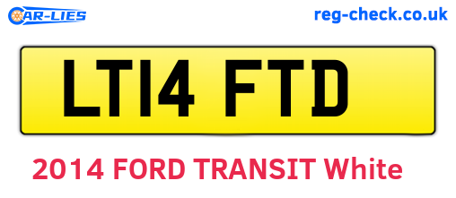 LT14FTD are the vehicle registration plates.