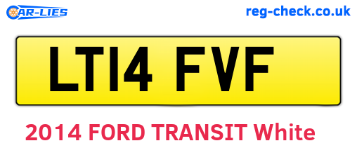 LT14FVF are the vehicle registration plates.