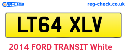 LT64XLV are the vehicle registration plates.