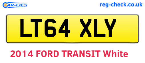 LT64XLY are the vehicle registration plates.