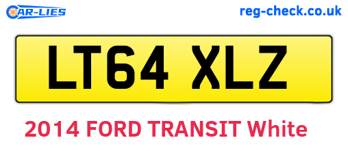 LT64XLZ are the vehicle registration plates.