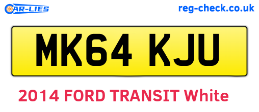 MK64KJU are the vehicle registration plates.