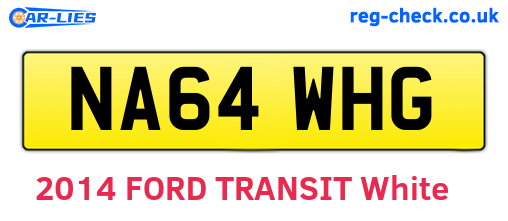 NA64WHG are the vehicle registration plates.