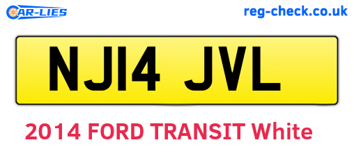 NJ14JVL are the vehicle registration plates.