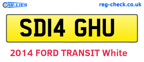 SD14GHU are the vehicle registration plates.