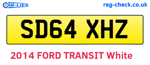 SD64XHZ are the vehicle registration plates.