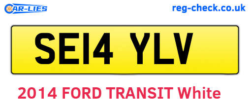 SE14YLV are the vehicle registration plates.