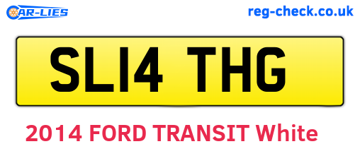 SL14THG are the vehicle registration plates.