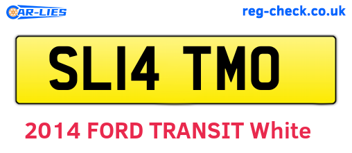 SL14TMO are the vehicle registration plates.