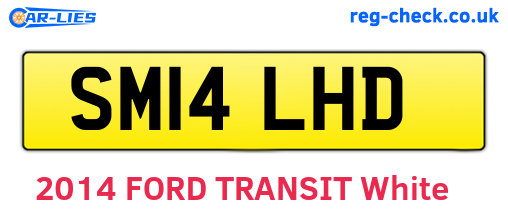 SM14LHD are the vehicle registration plates.