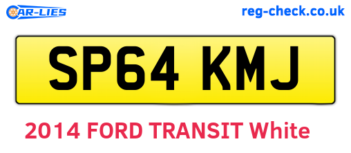 SP64KMJ are the vehicle registration plates.