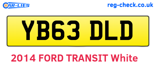 YB63DLD are the vehicle registration plates.
