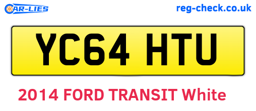 YC64HTU are the vehicle registration plates.