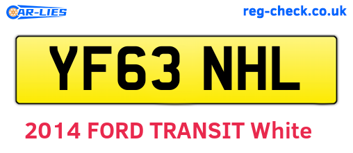 YF63NHL are the vehicle registration plates.