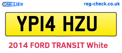 YP14HZU are the vehicle registration plates.