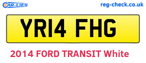 YR14FHG are the vehicle registration plates.
