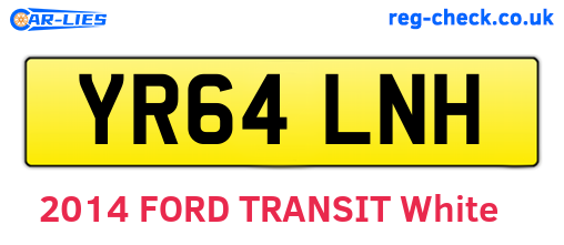 YR64LNH are the vehicle registration plates.