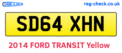 SD64XHN are the vehicle registration plates.