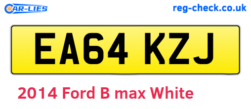 White 2014 Ford B-max (EA64KZJ)