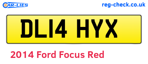 Red 2014 Ford Focus (DL14HYX)