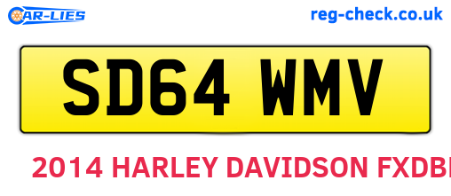 SD64WMV are the vehicle registration plates.