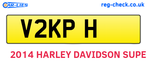 V2KPH are the vehicle registration plates.
