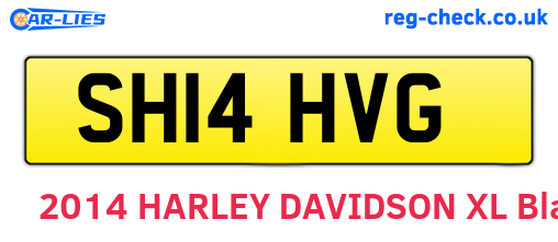 SH14HVG are the vehicle registration plates.