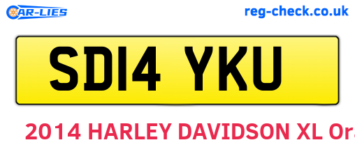 SD14YKU are the vehicle registration plates.