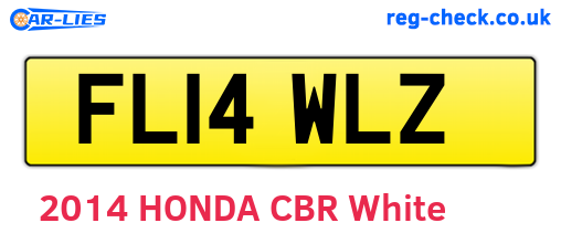 FL14WLZ are the vehicle registration plates.