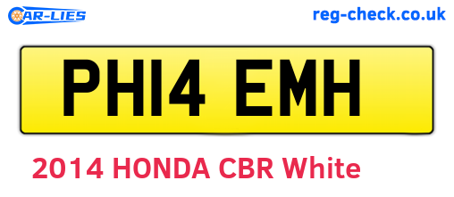PH14EMH are the vehicle registration plates.