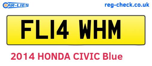 FL14WHM are the vehicle registration plates.