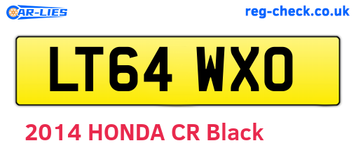 LT64WXO are the vehicle registration plates.
