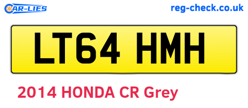LT64HMH are the vehicle registration plates.