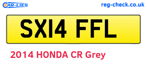 SX14FFL are the vehicle registration plates.