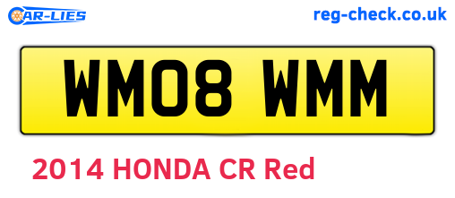 WM08WMM are the vehicle registration plates.